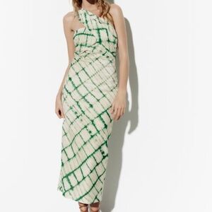 ZARA Printed Midi Dress - S